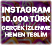 Instagram 10.000 Türk İzlenme - Keşfet Etkili