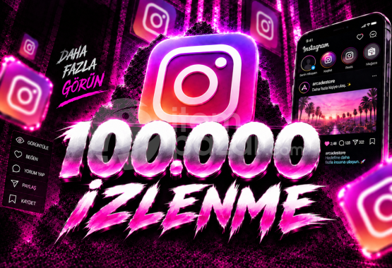 ✨İnstagram | 100000 İzlenme + Garantili✨