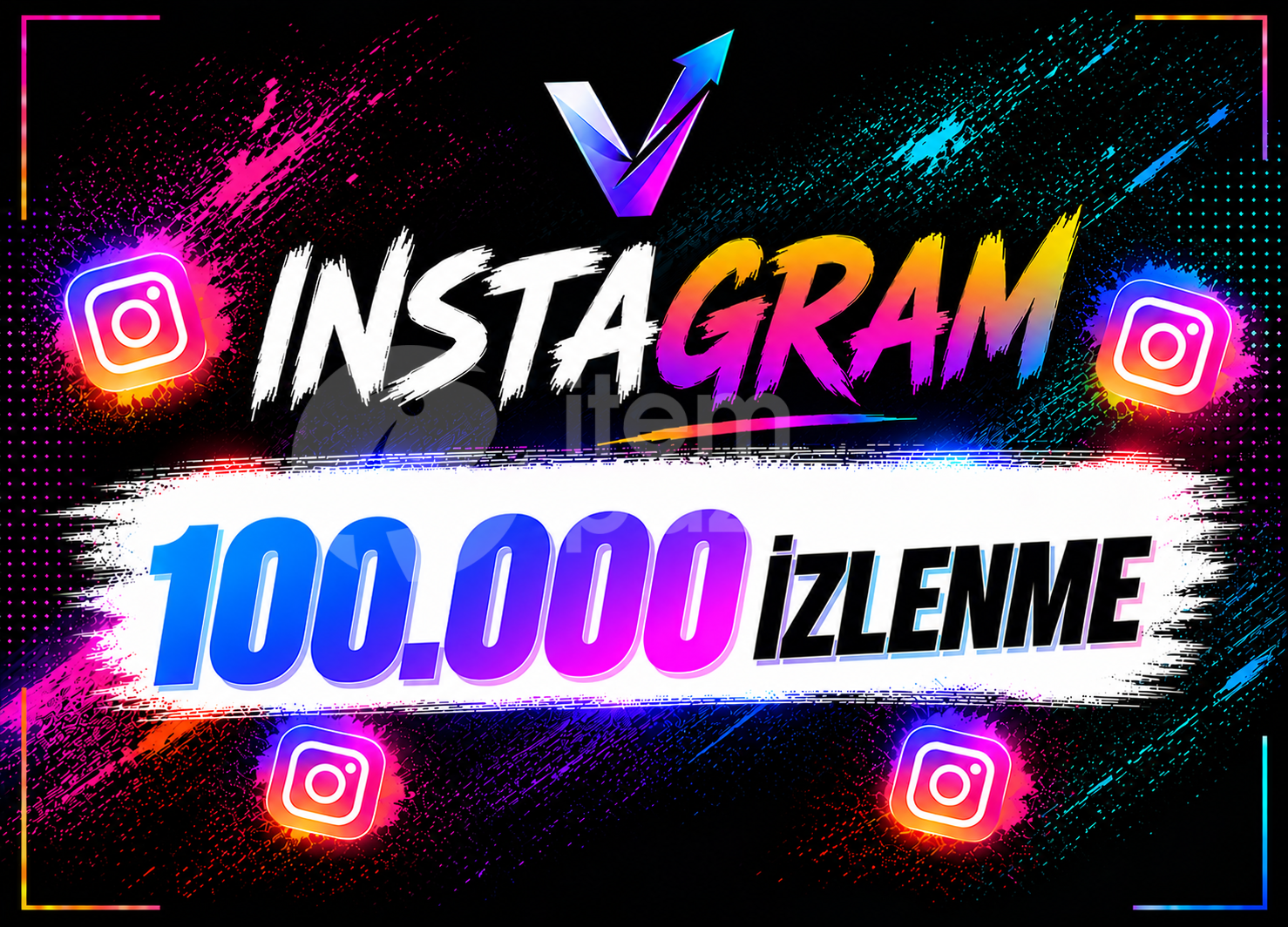 ⭐️İNSTAGRAM 100.000 İZLENME - HIZLI⭐️