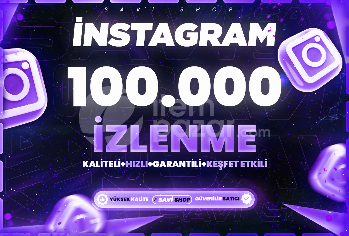 İNSTAGRAM 100.000 İZLENME⭐HIZLI VE GARANTİLİ