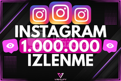 ⭐️INSTAGRAM 1.000.000 İZLENME - HIZLI⭐️