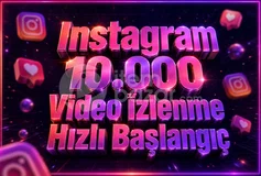 ⭐ Instagram 10K Video İzlenme ✅