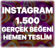 Instagram 1.500 Gerçek Beğeni - Keşfet Etkili