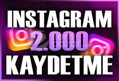 ✨İnstagram | 2000 Kaydetme + Garantili✨