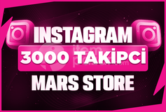 İnstagram 3000 takipçi Garantili