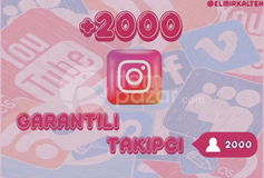 İnstagram 2000 Takipçi | Garantili 