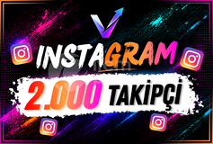 ⭐️İNSTAGRAM 2.000 TAKİPÇİ - HIZLI⭐️