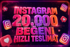 ⭐ Instagram 20.000 Beğeni ✅