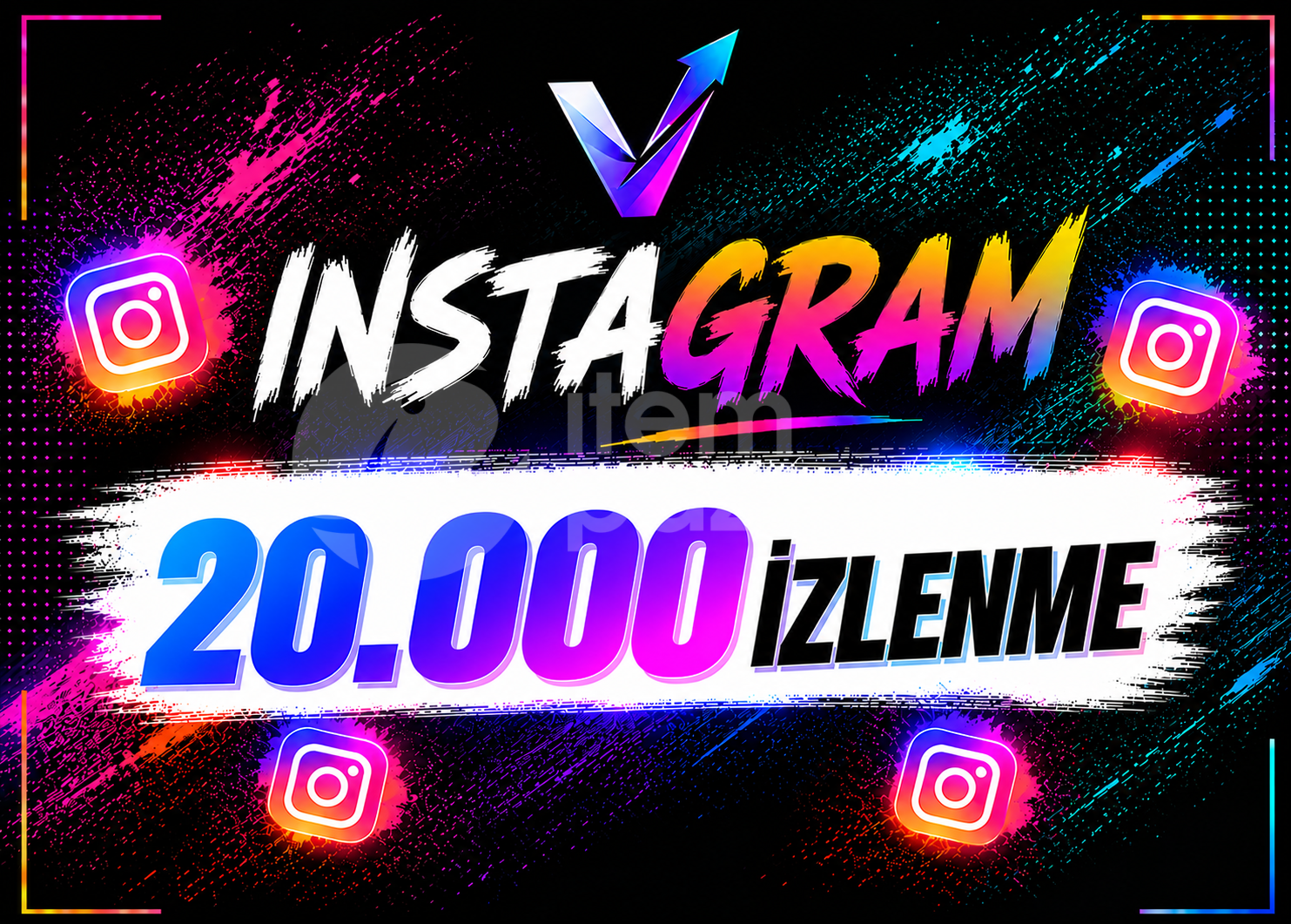 ⭐️İNSTAGRAM 20.000 İZLENME - HIZLI⭐️