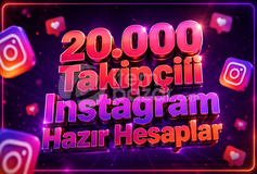 ⭐ Instagram 20K Takipçili Hesap ✅