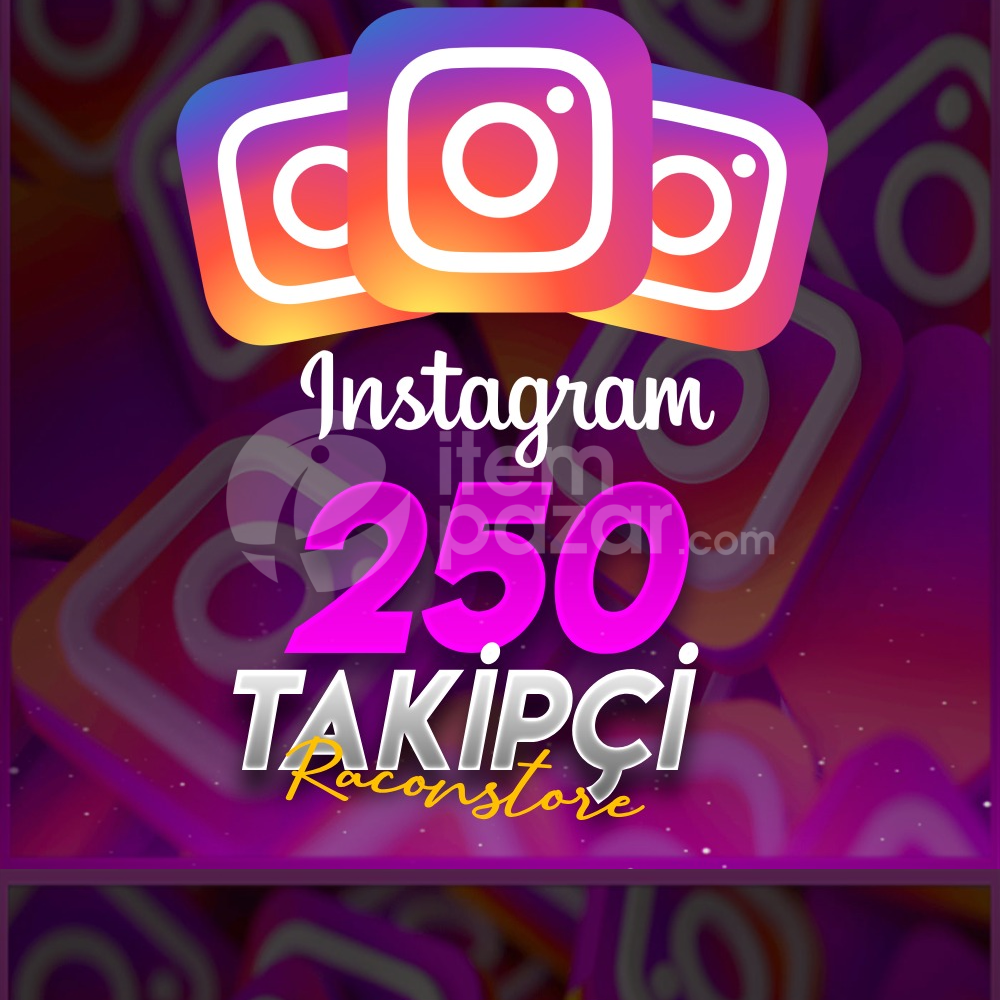 Instagram 250 Gerçek Takipçi - Düşüş Yok