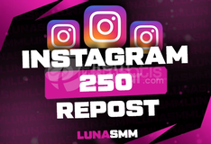 [Instagram] 250 Repost (Yeniden Paylaşım)