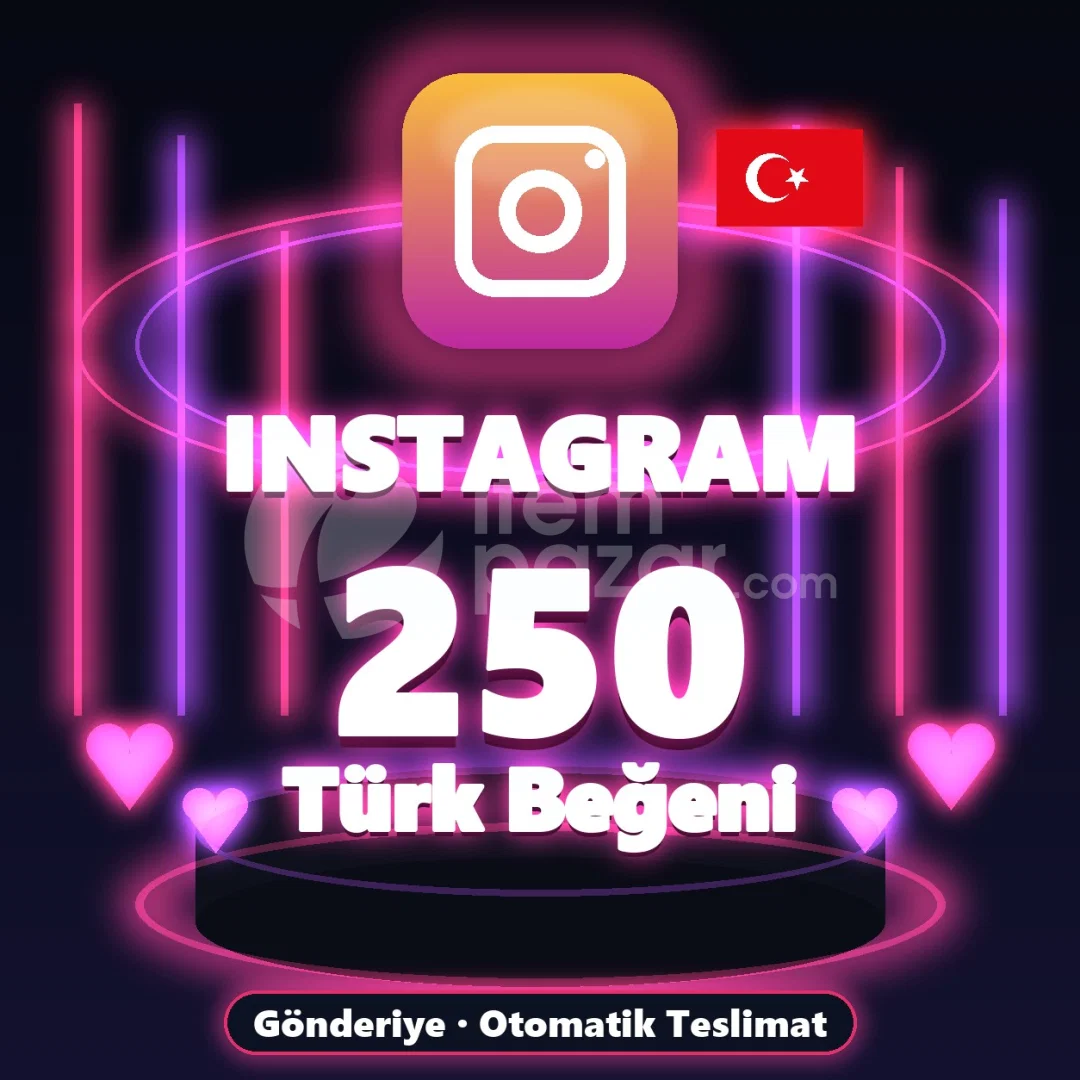 ⚡ Instagram 250 Türk Beğeni ⚡