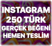 Instagram 250 Türk Beğeni - Keşfet Etkili