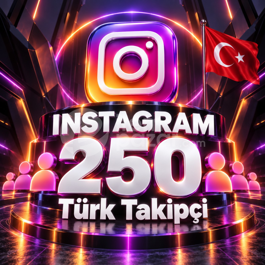⭐ Instagram 250 Türk Takipçi | Garantili ⭐