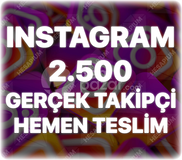 Instagram 2500 Gerçek Takipçi - Keşfet Etkili