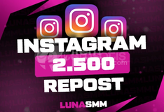 [Instagram] 2.500 Repost (Yeniden Paylaşım)