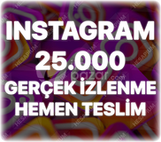 Instagram 25.000 Gerçek İzlenme - Keşfet Etkili