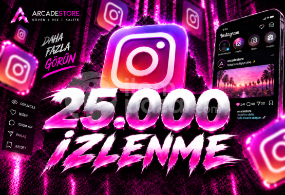 ✨İnstagram | 25000 İzlenme + Garantili✨