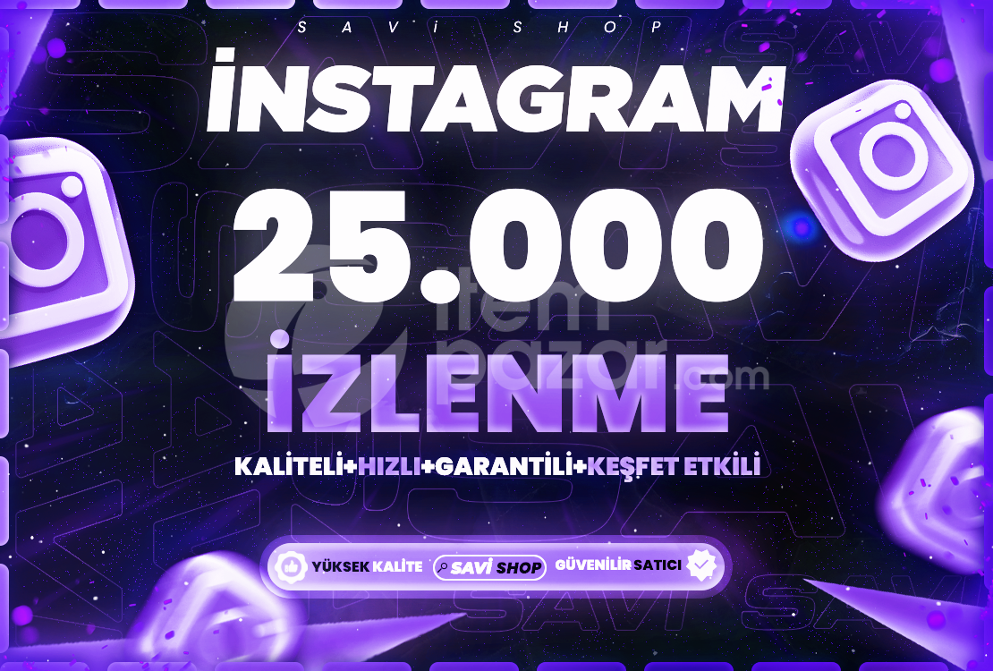 İNSTAGRAM 25.000 İZLENME⭐HIZLI VE GARANTİLİ