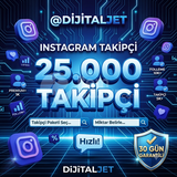 İnstagram 25.000 Takipçi Garantili 