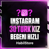 ⭐İnstagram 30 Adet Organik Kadın Beğeni ⭐