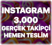 Instagram 3.000 Gerçek Takipçi - Keşfet Etkili