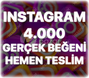 Instagram 4.000 Gerçek Beğeni - Keşfet Etkili