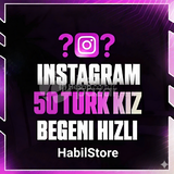 ⭐İnstagram 50 Adet Organik Kadın Beğeni ⭐