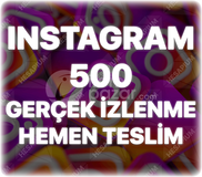Instagram 500 Gerçek İzlenme - Keşfet Etkili