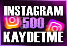 ✨İnstagram | 500 Kaydetme + Garantili✨