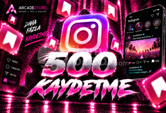 ✨İnstagram | 500 Kaydetme + Garantili✨