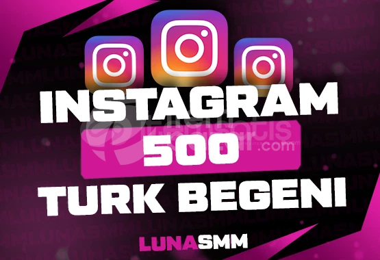 [Instagram] 500 Türk Beğeni