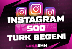 [Instagram] 500 Türk Beğeni