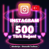 ⚡ Instagram 500 Türk Beğeni ⚡