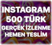 Instagram 500 Türk İzlenme - Keşfet Etkil