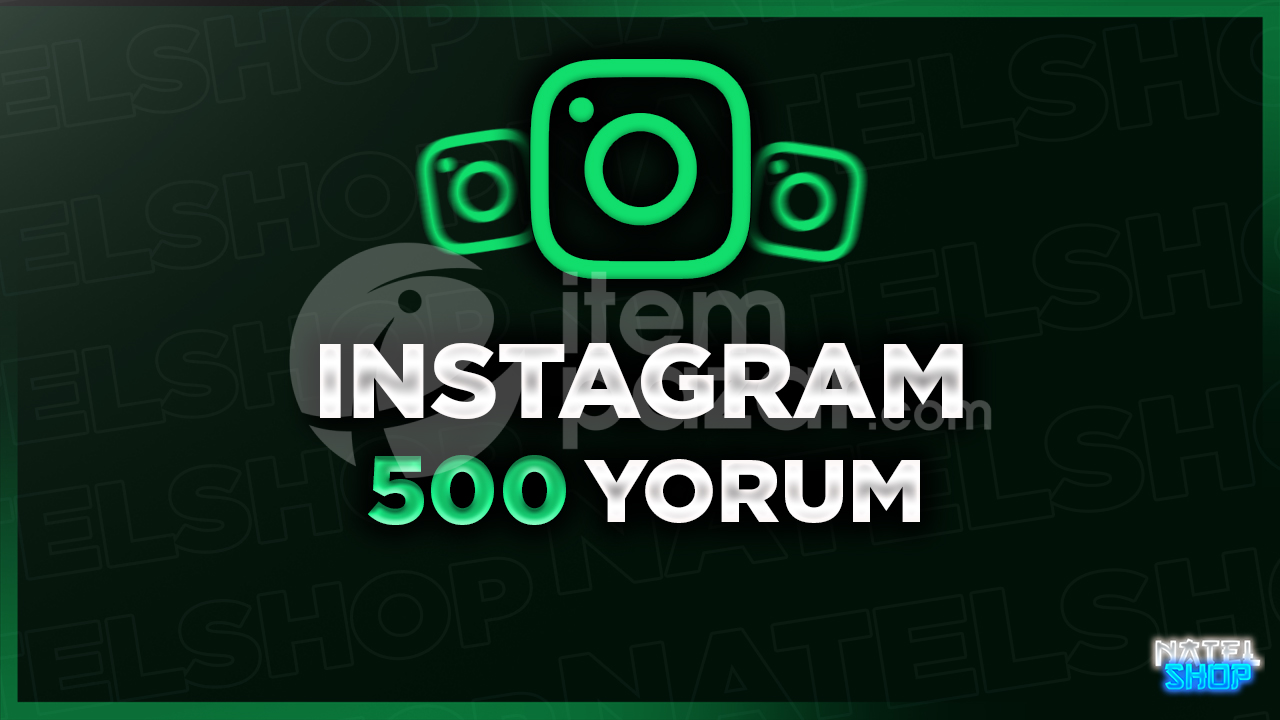 ⭐İnstagram 500 Yorum