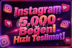 ⭐ Instagram 5.000 Beğeni ✅