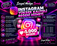 [İNSTAGRAM] 5000 BEĞENİ [YÜKSEK KALİTELİ]