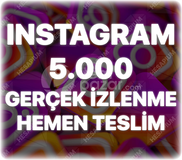Instagram 5.000 Gerçek İzlenme - Keşfet Etkili