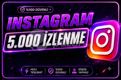 İNSTAGRAM 5000 İZLENME |GARANTİLİ