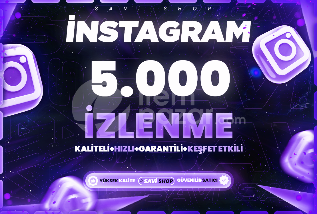 İNSTAGRAM 5.000 İZLENME⭐HIZLI VE GARANTİLİ