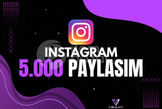 ⭐️INSTAGRAM 5.000 PAYLAŞIM - HIZLI⭐️