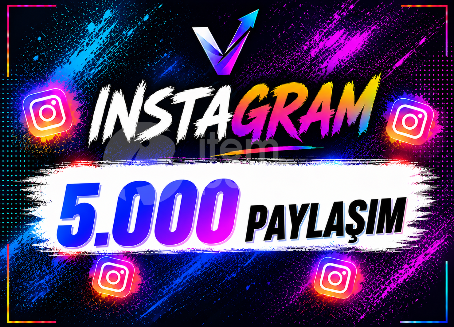 ⭐️İNSTAGRAM 5.000 PAYLAŞIM - HIZLI⭐️