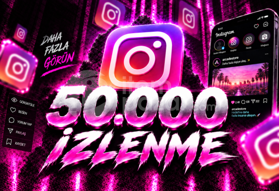 ✨İnstagram | 50000 İzlenme + Garantili✨