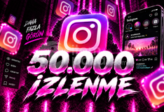 ✨İnstagram | 50000 İzlenme + Garantili✨