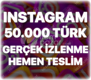 Instagram 50.000 Türk İzlenme - Keşfet Etkili