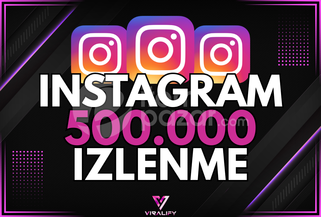 ⭐️INSTAGRAM 500.000 İZLENME - HIZLI⭐️