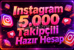 ⭐ Instagram 5K Takipçili Hesap ✅