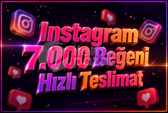 ⭐ Instagram 7.000 Beğeni ✅